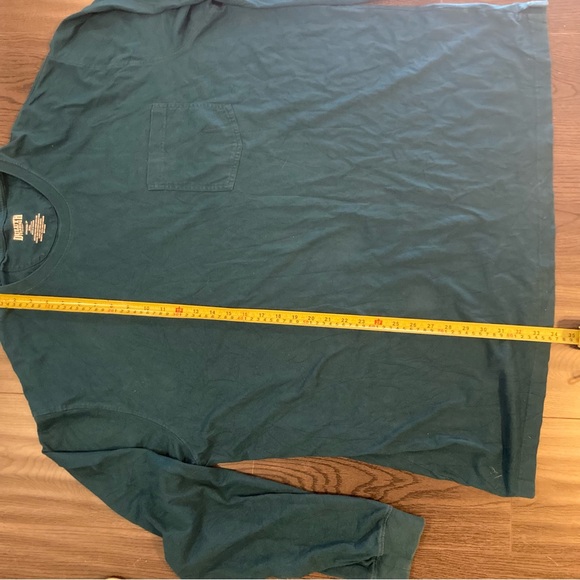 Duluth Trading Longtail T Shirt Mens 3XL Blue Long Sleeve 100% Cotton Workwear - Picture 6 of 11